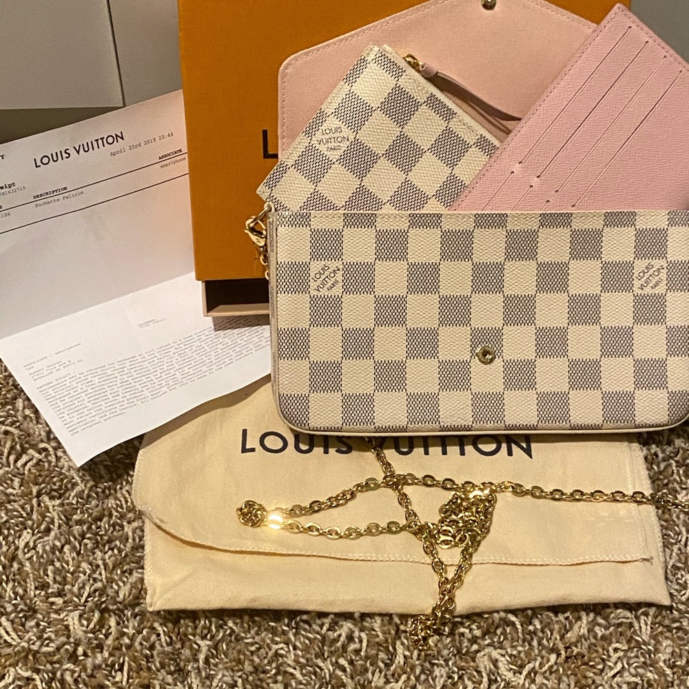 Louis vuitton Pochette felice damier azur